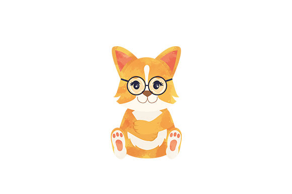 A Stylish Corgi for Crafts and Animal-themed Projects