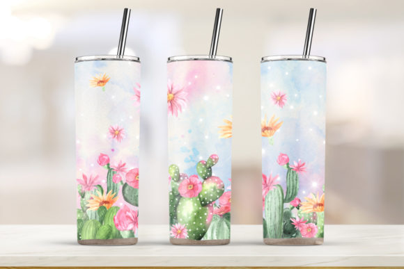 A Watercolor Cactus Design for Everyday Embroidery Projects