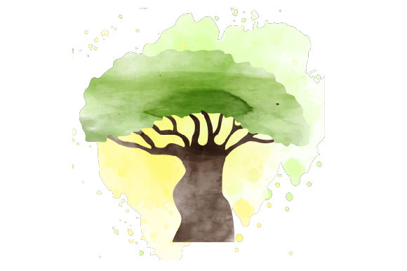 Baobab Watercolor: A Versatile Craft Asset for Animal-Themed Content
