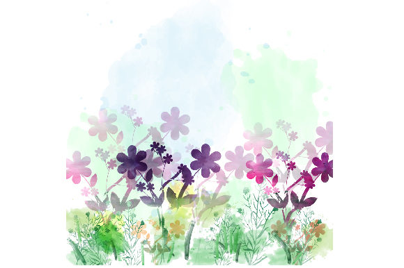 Beyond Crafts: The Watercolor Meadow for Your Editorial Spring