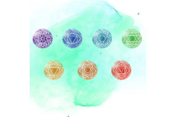 Chakra Symbols Watercolor: A Review for Craft and Yoga Content Creators