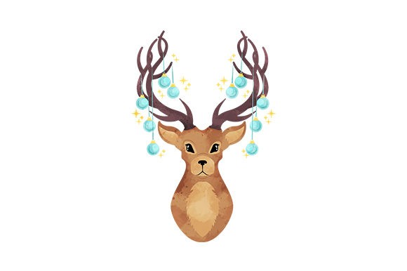 Christmas Deer Antlers Watercolor Design: A Designer's Real-World Review