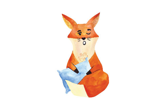 Crafting a Gentle Brand with the Watercolor Sleepy Fox Asset