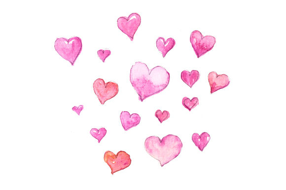 Heart Burst Watercolour: A Valued Asset for Valentine’s Day Crafts & Design