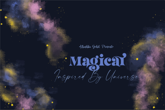 Magical Collection: An Abstract Universe for Your Embroidery Canvas