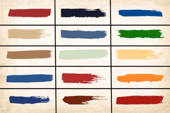 Watercolor Brush Strokes: A Versatile Graphic Texture
