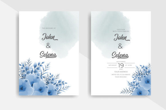 Watercolor Floral Invitation Card: A Crafter's Graphics Review