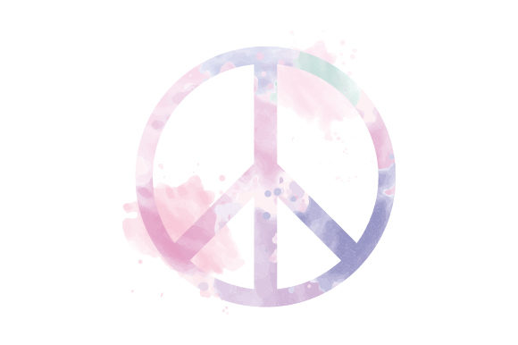 Watercolor Peace Sign Design: A Crafter's Review